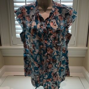 Rebecca Taylor Floral Blouse